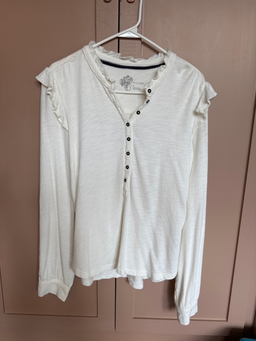 Ivory/cream Pilcro top (M)